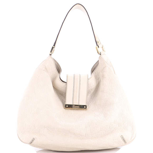 Gucci Medium New Ladies Web Hobo Guccissima Leather - Picture 1 of 8